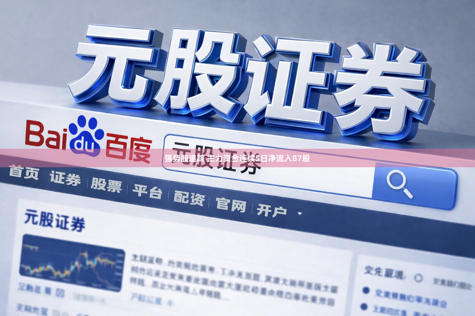 强势股追踪 主力资金连续5日净流入87股