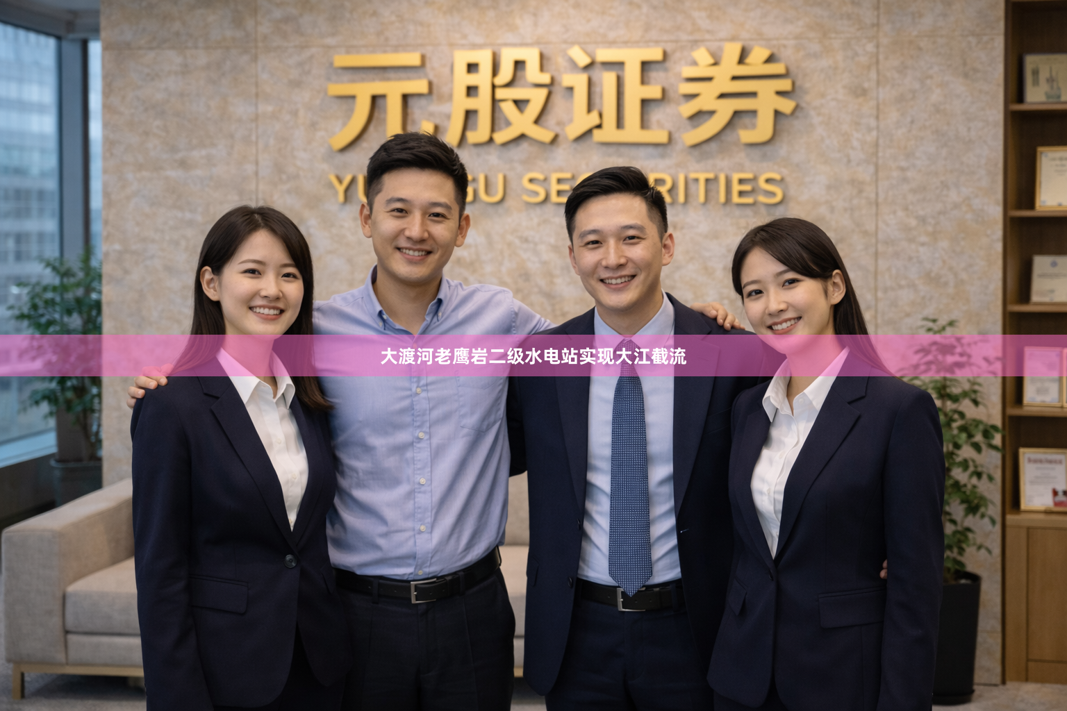 大渡河老鹰岩二级水电站实现大江截流