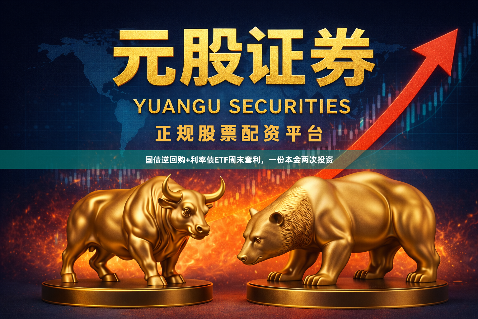 国债逆回购+利率债ETF周末套利，一份本金两次投资