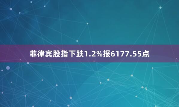 菲律宾股指下跌1.2%报6177.55点