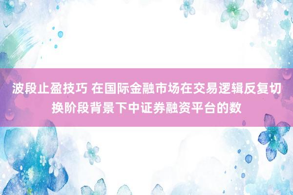 波段止盈技巧 在国际金融市场在交易逻辑反复切换阶段背景下中证券融资平台的数